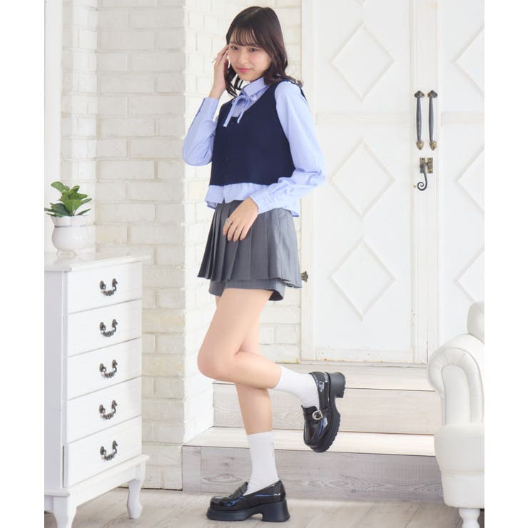 リボンタイ付ドッキングSH | RETRO GIRL | 詳細画像10 