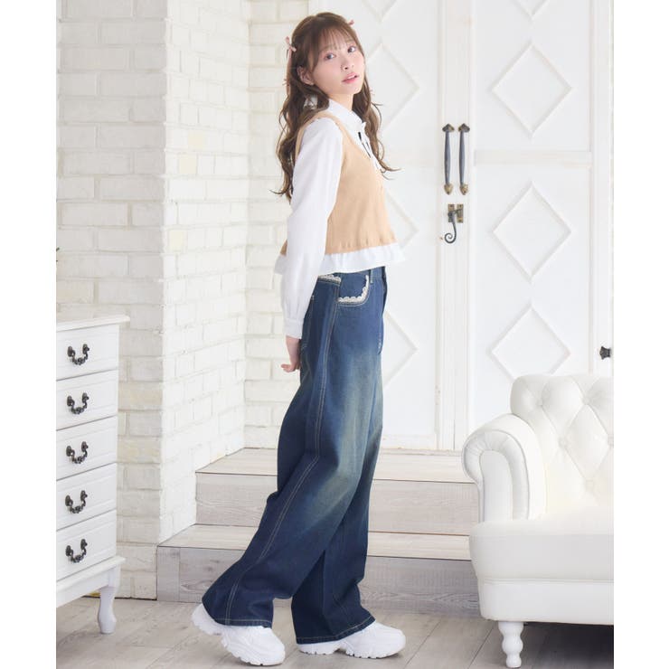 リボンタイ付ドッキングSH | RETRO GIRL | 詳細画像18 