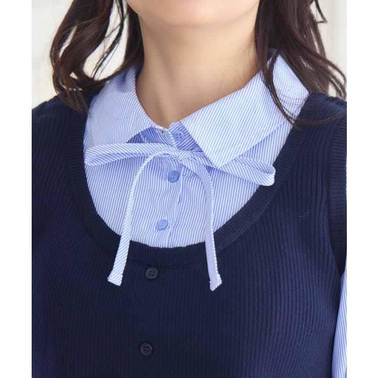 リボンタイ付ドッキングSH | RETRO GIRL | 詳細画像25 