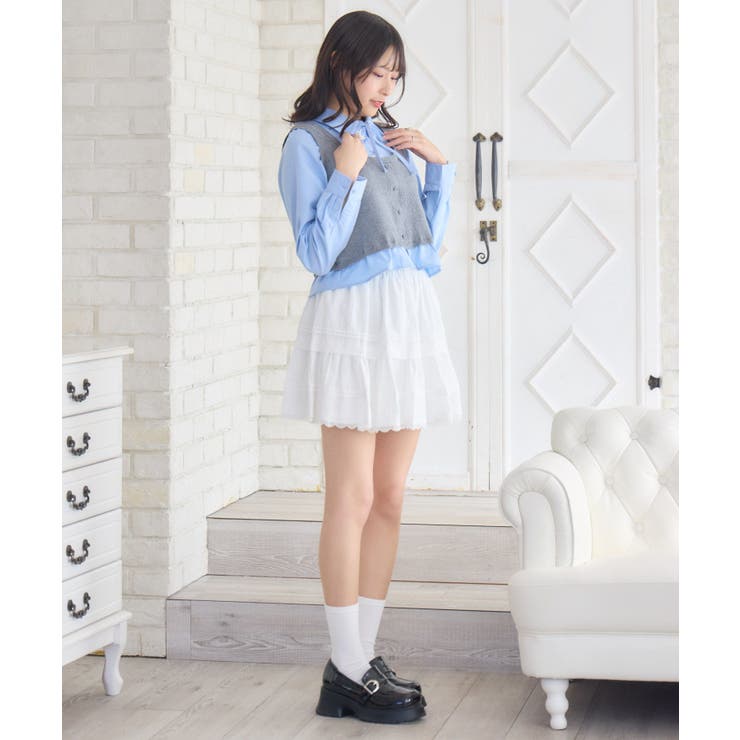 リボンタイ付ドッキングSH | RETRO GIRL | 詳細画像4 