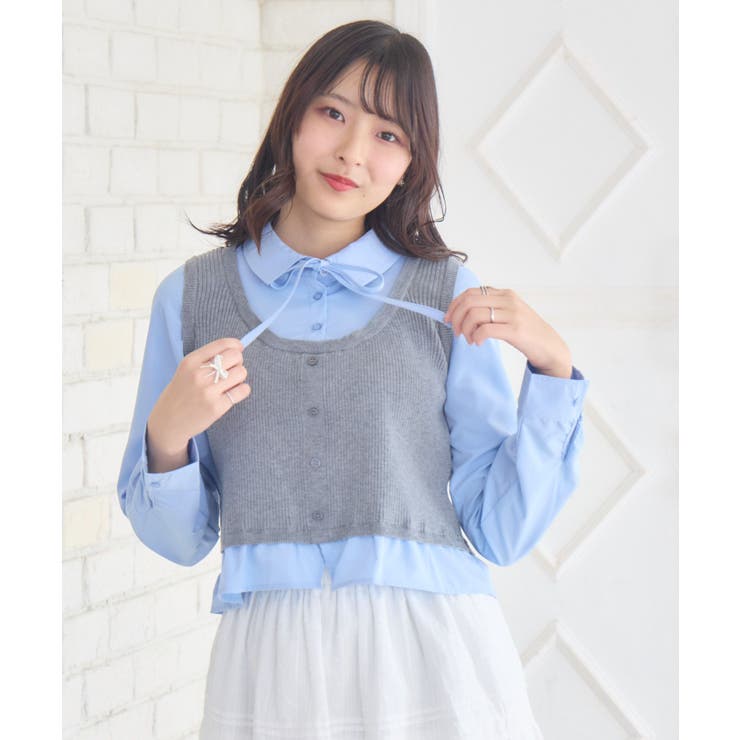 リボンタイ付ドッキングSH | RETRO GIRL | 詳細画像5 