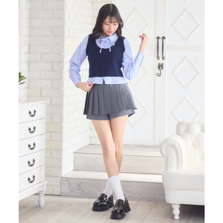 リボンタイ付ドッキングSH | RETRO GIRL | 詳細画像9 