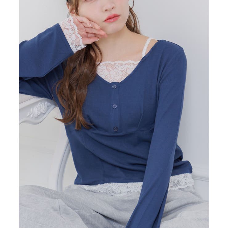 BLU2 | レースレイヤード風NTPO | RETRO GIRL