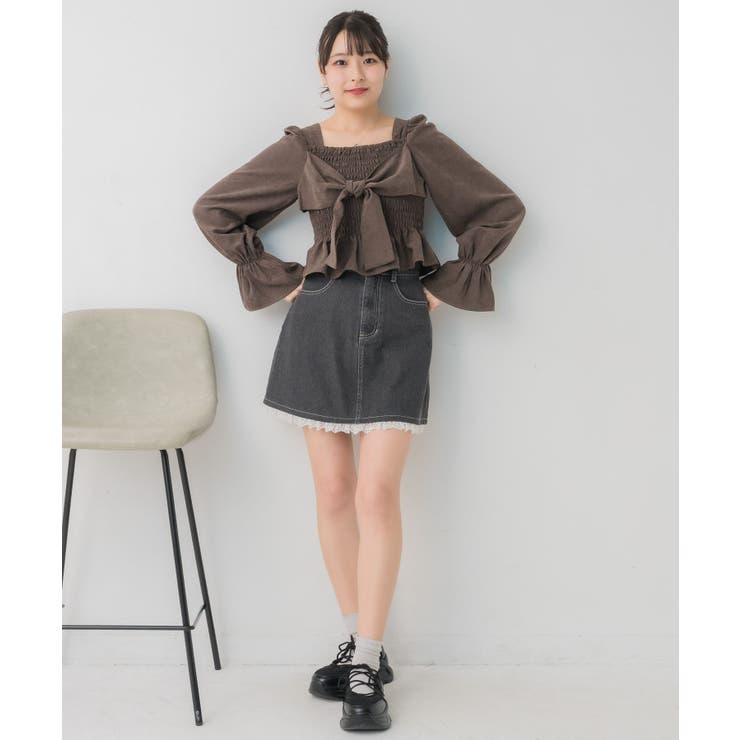 フロントリボンシャーリングBL | RETRO GIRL | 詳細画像2 