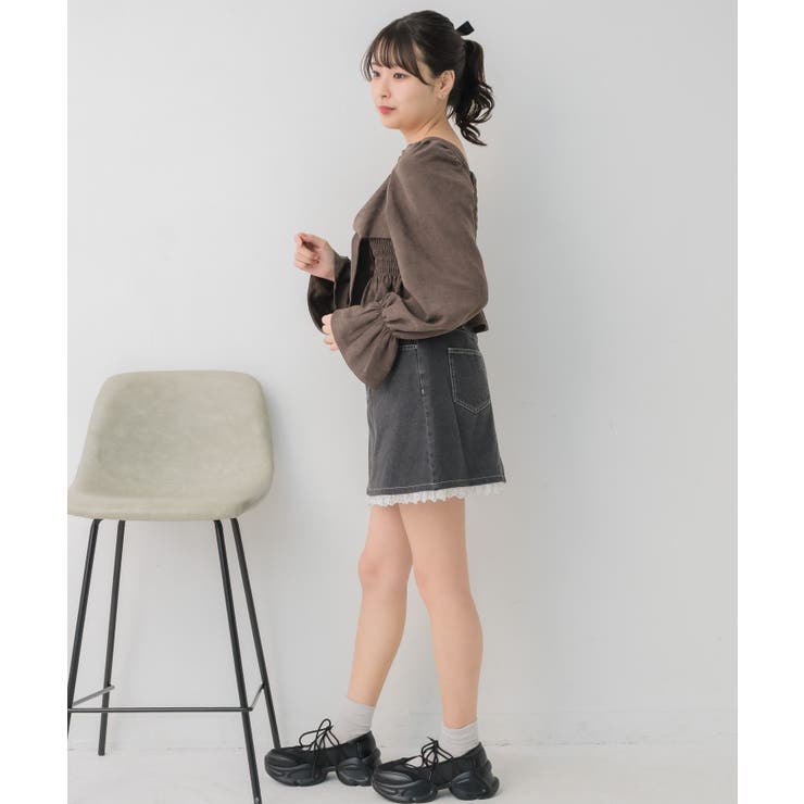 フロントリボンシャーリングBL | RETRO GIRL | 詳細画像3 