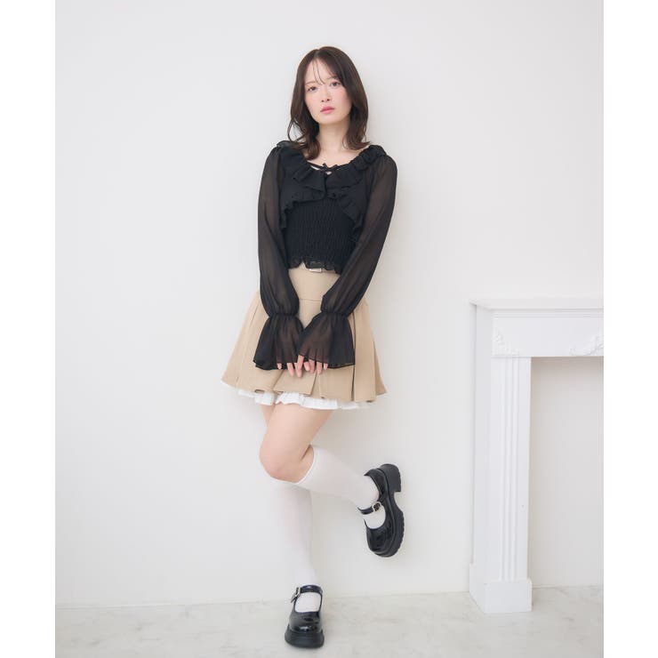 フリルボレロ＆キャミSET | RETRO GIRL | 詳細画像12 