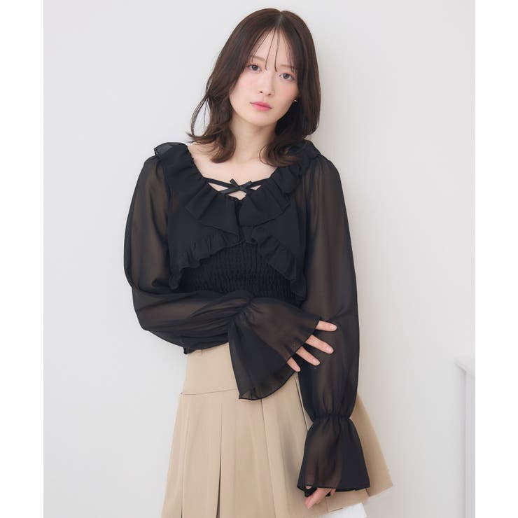 フリルボレロ＆キャミSET | RETRO GIRL | 詳細画像16 