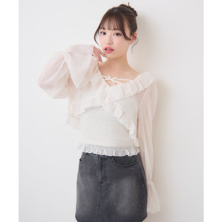 フリルボレロ＆キャミSET | RETRO GIRL | 詳細画像20 