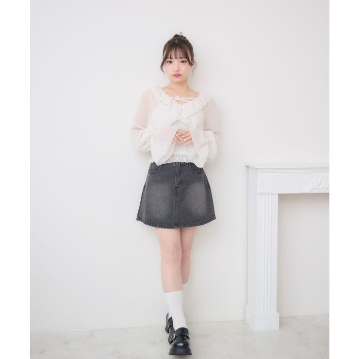 フリルボレロ＆キャミSET | RETRO GIRL | 詳細画像21 