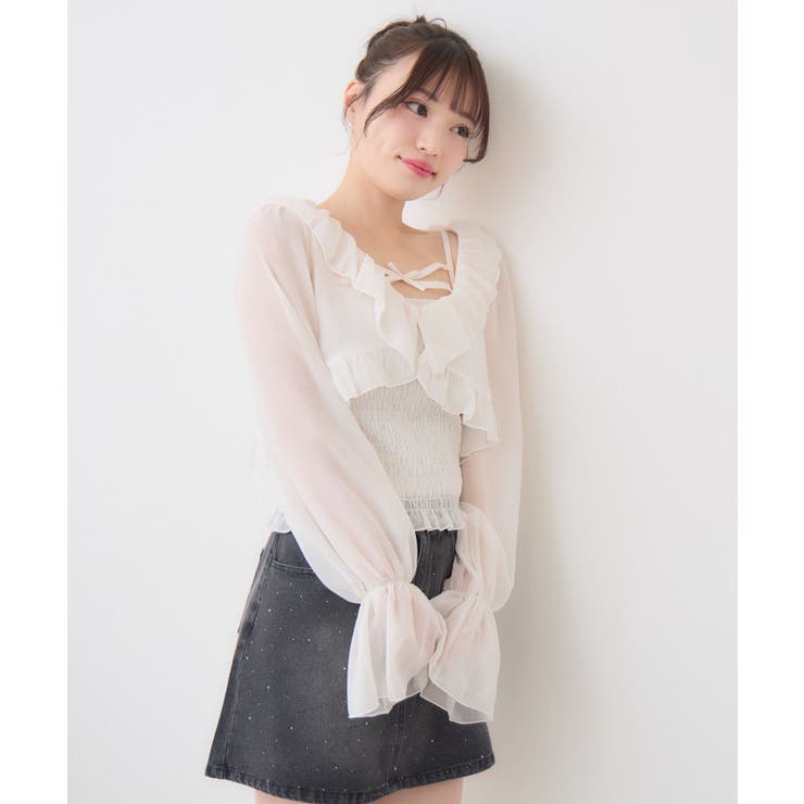 フリルボレロ＆キャミSET | RETRO GIRL | 詳細画像29 