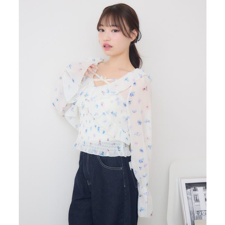 フリルボレロ＆キャミSET | RETRO GIRL | 詳細画像37 