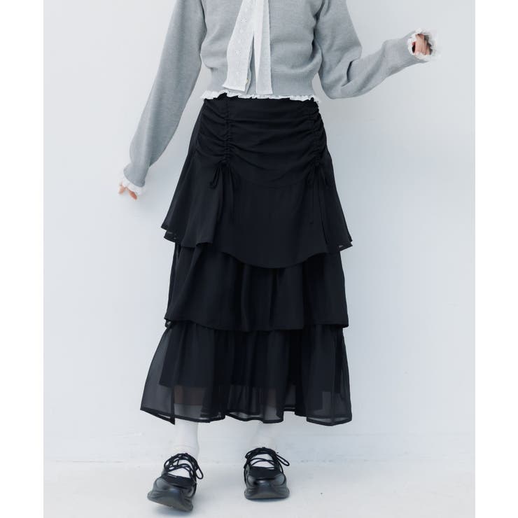 BLK1 | ドロストティアードSK | RETRO GIRL