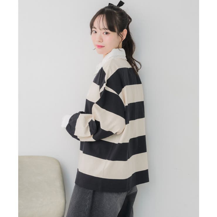 レース付きラガーSH | RETRO GIRL | 詳細画像19 