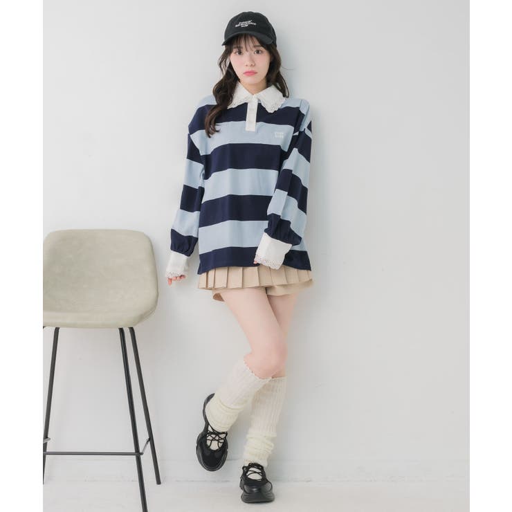 レース付きラガーSH | RETRO GIRL | 詳細画像2 