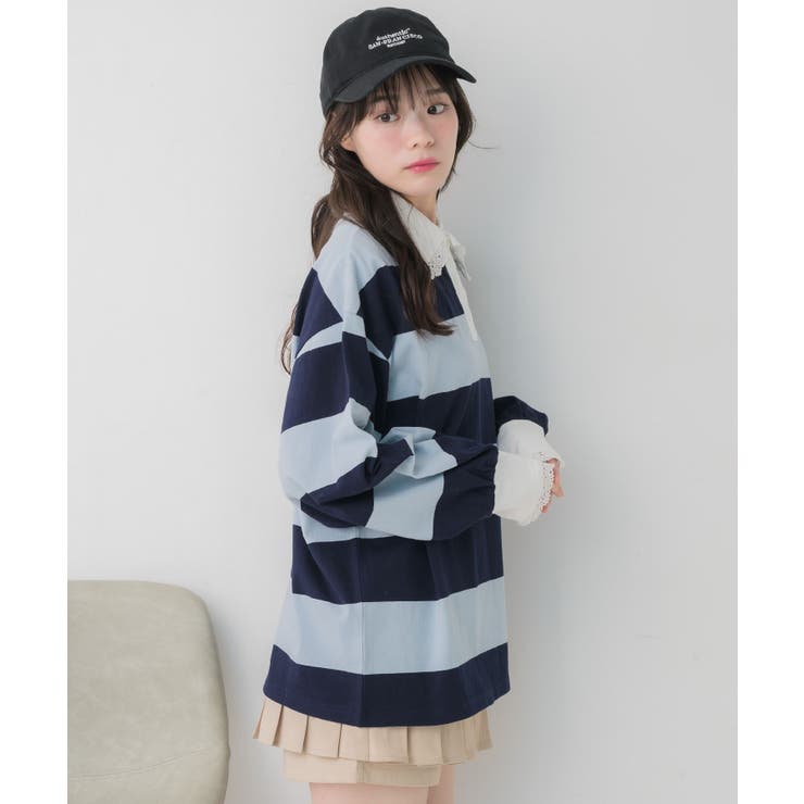 レース付きラガーSH | RETRO GIRL | 詳細画像8 