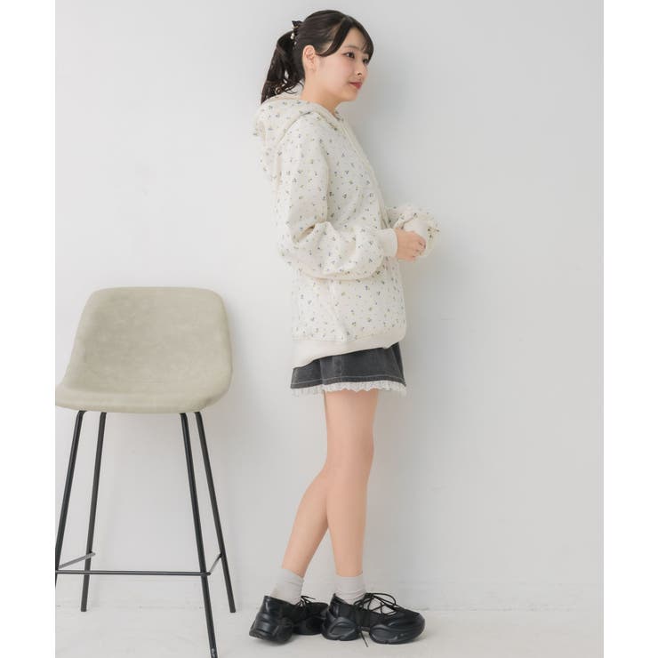 ビジューロゴBIGフーディー | RETRO GIRL | 詳細画像13 