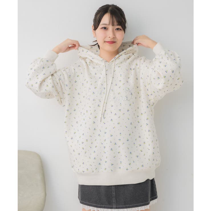 ビジューロゴBIGフーディー | RETRO GIRL | 詳細画像16 