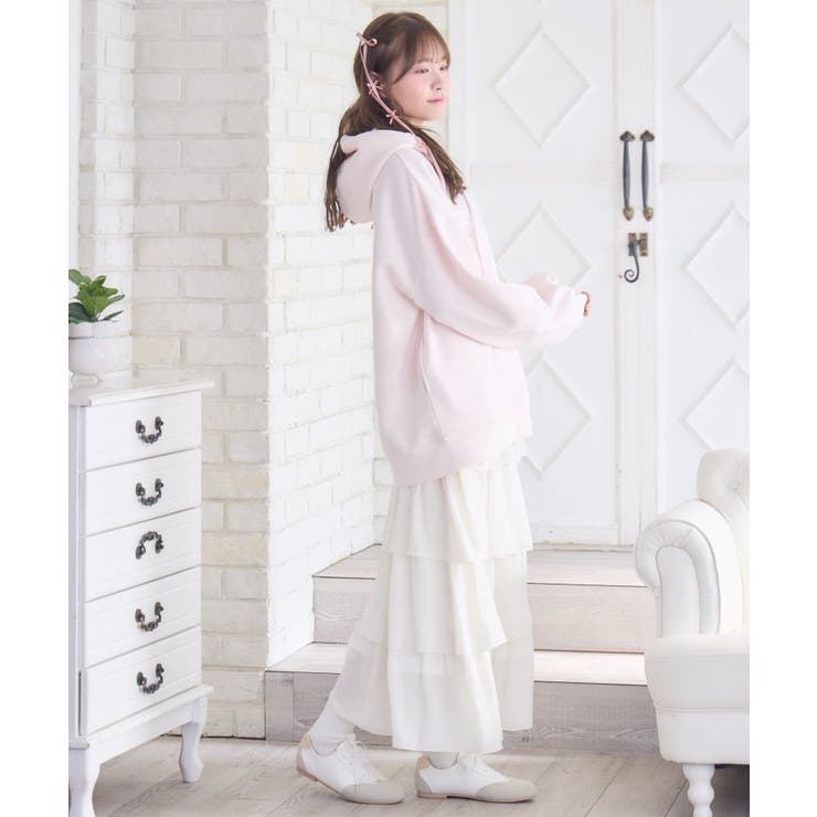 ビジューロゴBIGフーディー | RETRO GIRL | 詳細画像4 