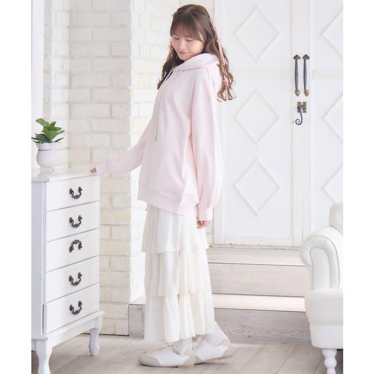 ビジューロゴBIGフーディー | RETRO GIRL | 詳細画像6 