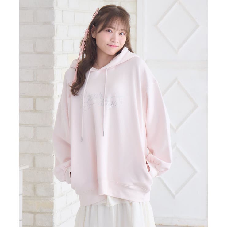 ビジューロゴBIGフーディー | RETRO GIRL | 詳細画像8 