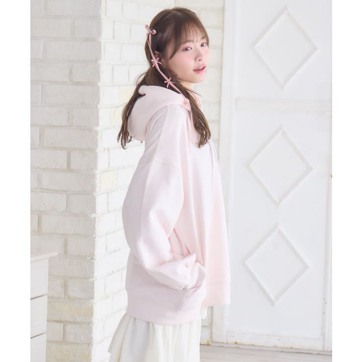 ビジューロゴBIGフーディー | RETRO GIRL | 詳細画像9 