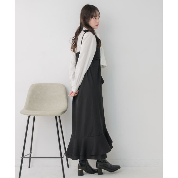 ラッフルロングキャミOP | RETRO GIRL | 詳細画像3 