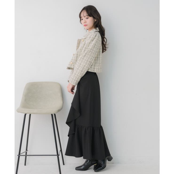 レース付ツイードコート | RETRO GIRL | 詳細画像13 