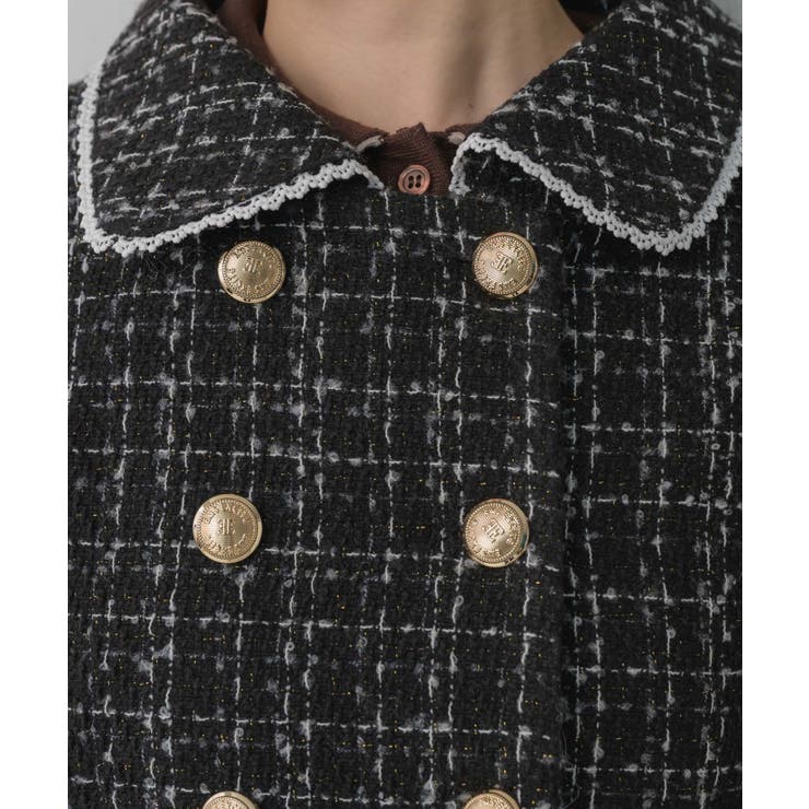 レース付ツイードコート | RETRO GIRL | 詳細画像18 