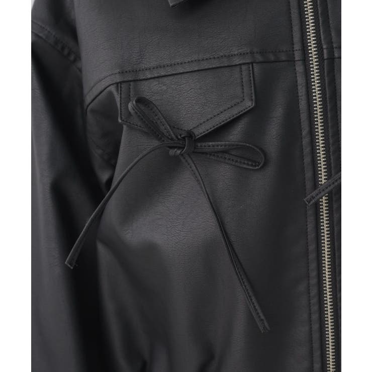 レースパッチ付FレザーBZ | RETRO GIRL | 詳細画像23 