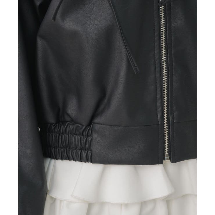 レースパッチ付FレザーBZ | RETRO GIRL | 詳細画像25 