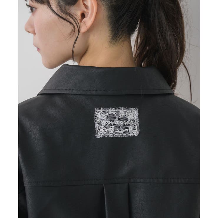 レースパッチ付FレザーBZ | RETRO GIRL | 詳細画像27 