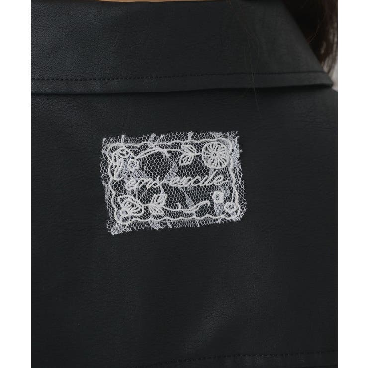 レースパッチ付FレザーBZ | RETRO GIRL | 詳細画像28 