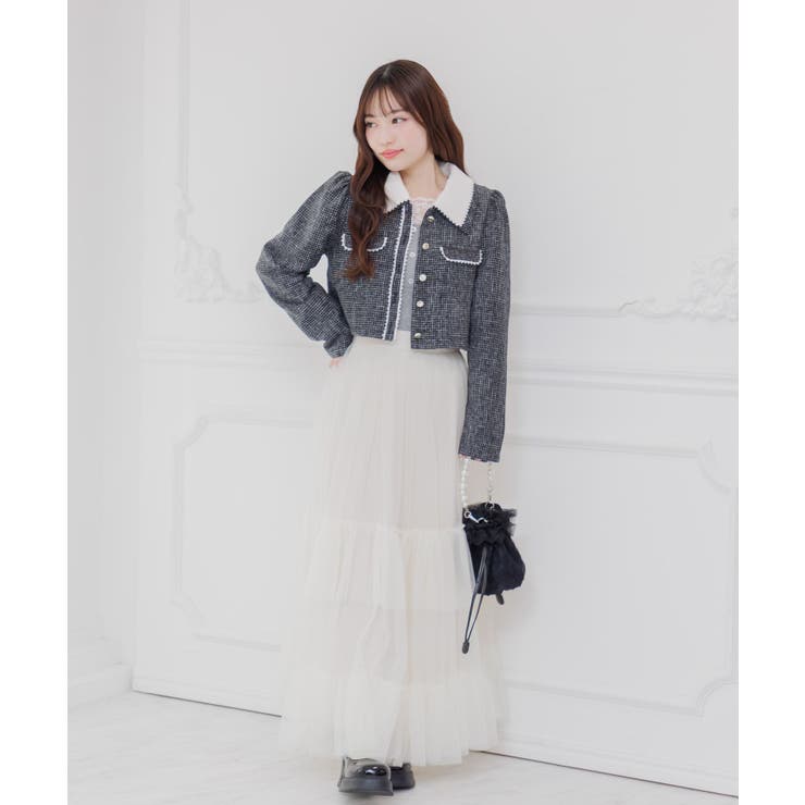 2枚襟ツイードJK | RETRO GIRL | 詳細画像10 