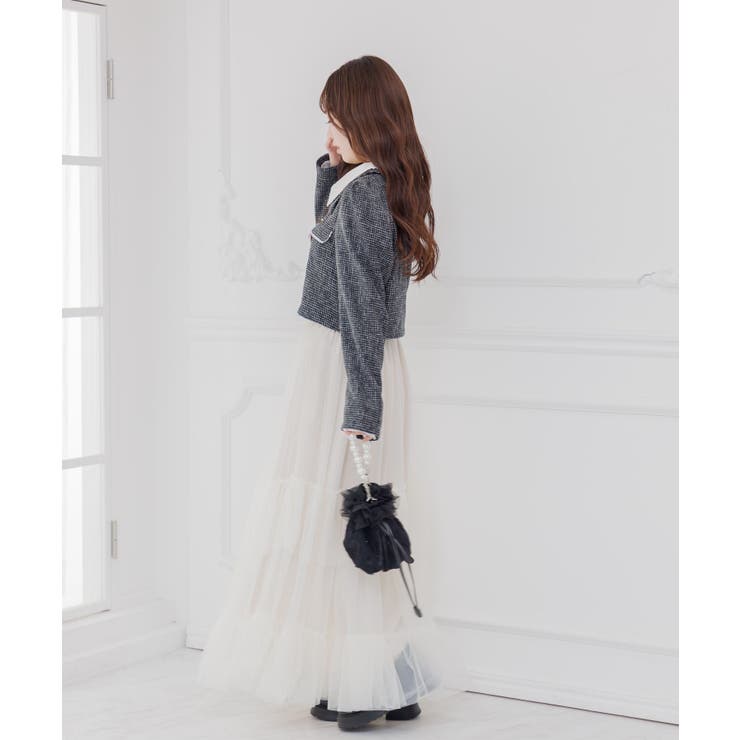 2枚襟ツイードJK | RETRO GIRL | 詳細画像13 