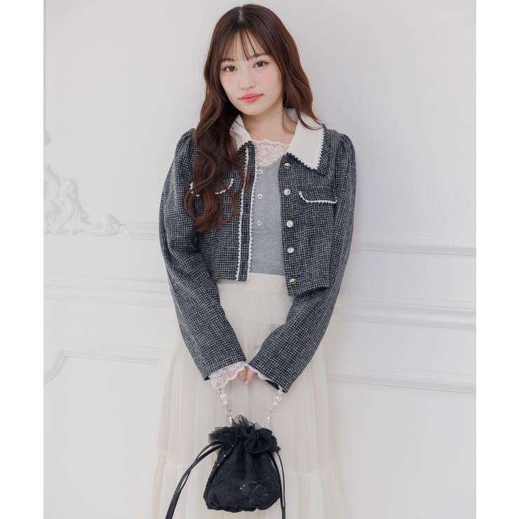 2枚襟ツイードJK | RETRO GIRL | 詳細画像14 