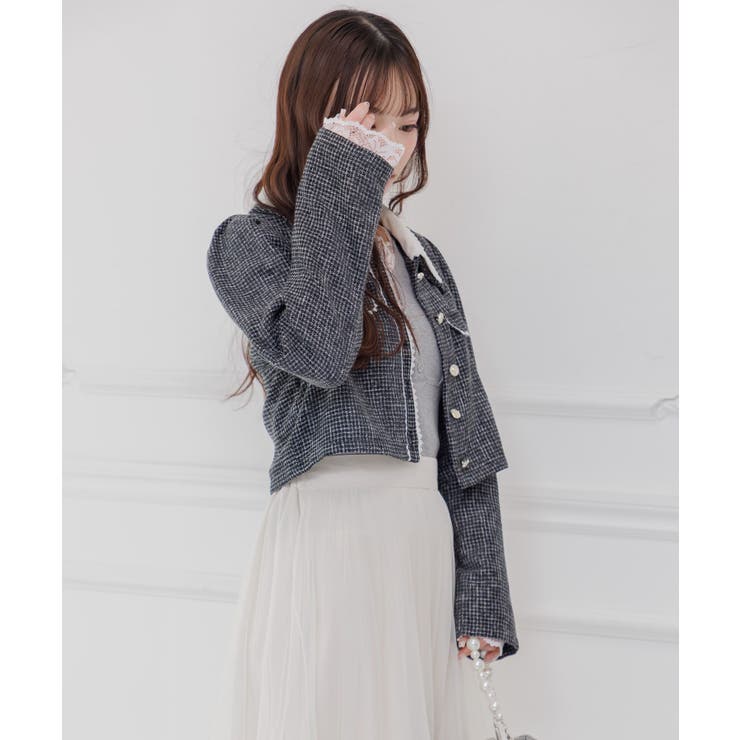 2枚襟ツイードJK | RETRO GIRL | 詳細画像15 