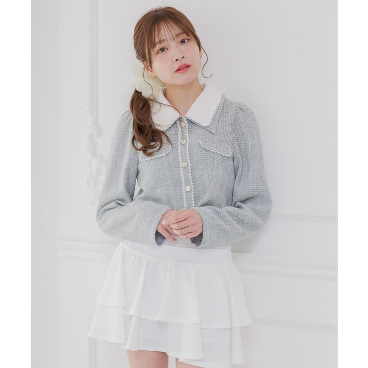 2枚襟ツイードJK | RETRO GIRL | 詳細画像6 