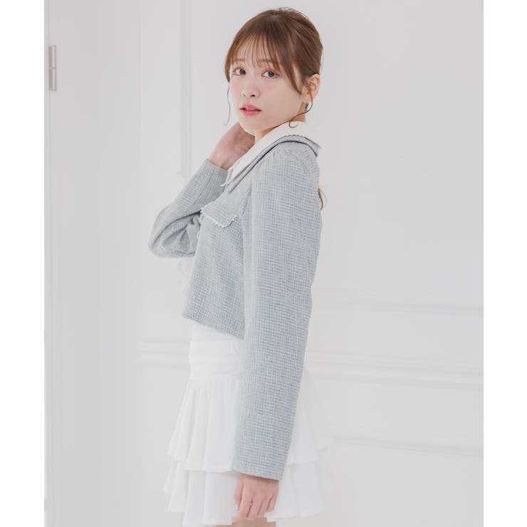 2枚襟ツイードJK | RETRO GIRL | 詳細画像8 