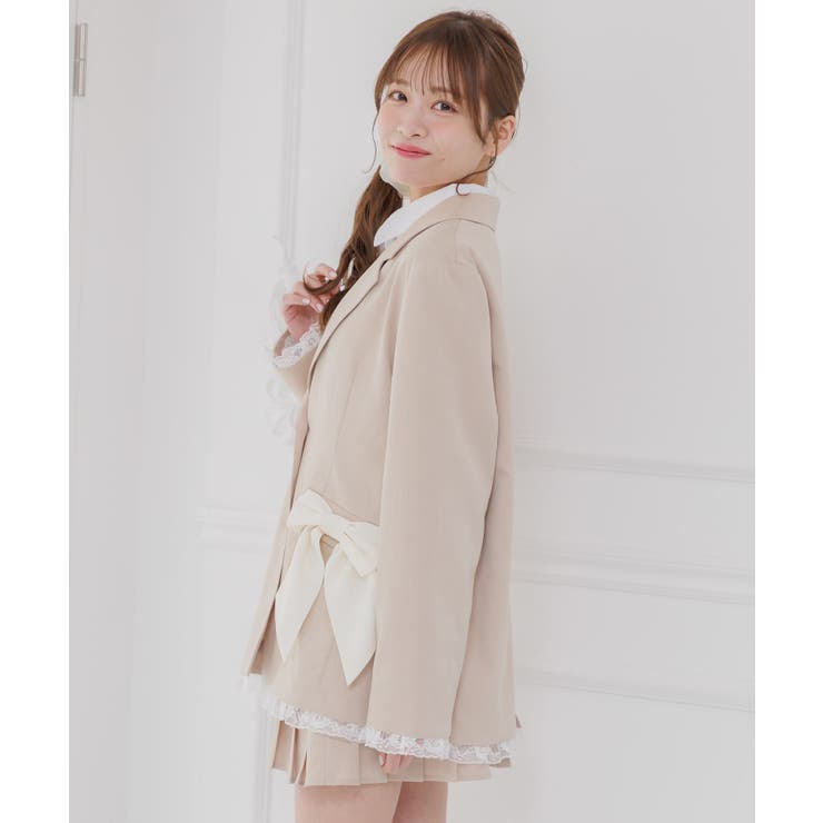 【セットアップ対応】リボンポケットテーラードJK | RETRO GIRL | 詳細画像10 