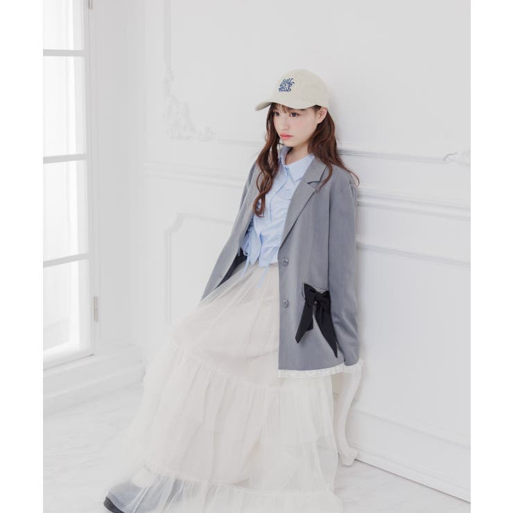 【セットアップ対応】リボンポケットテーラードJK | RETRO GIRL | 詳細画像12 