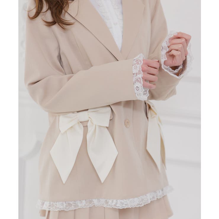 【セットアップ対応】リボンポケットテーラードJK | RETRO GIRL | 詳細画像24 