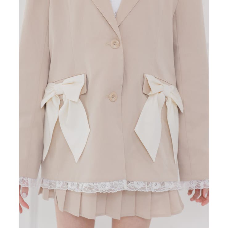 【セットアップ対応】リボンポケットテーラードJK | RETRO GIRL | 詳細画像25 