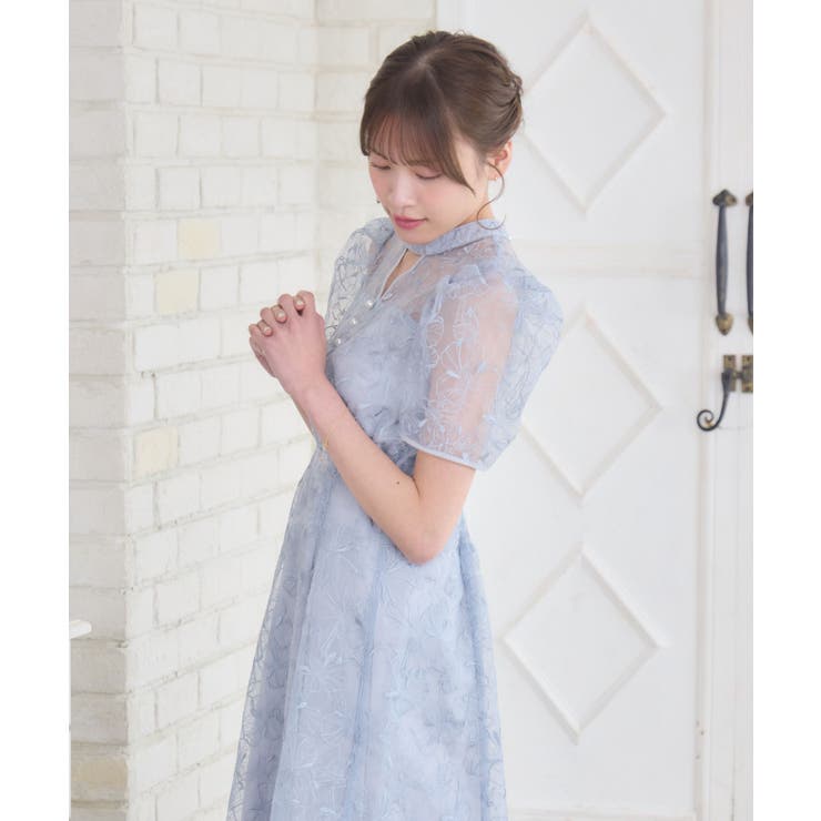 【オケージョン】花柄総刺繍ドレス | RETRO GIRL | 詳細画像28 