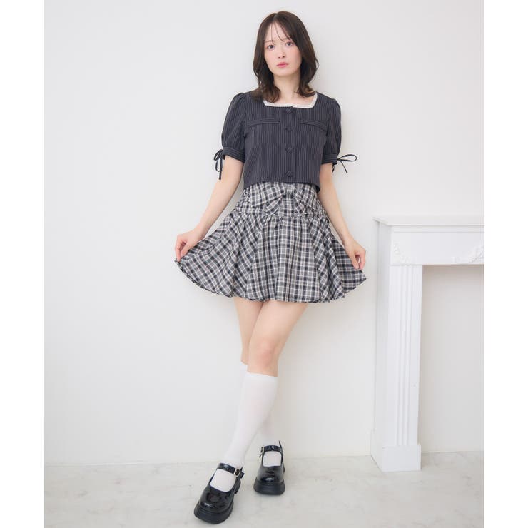 クルミボタンパフ袖BL | RETRO GIRL | 詳細画像3 