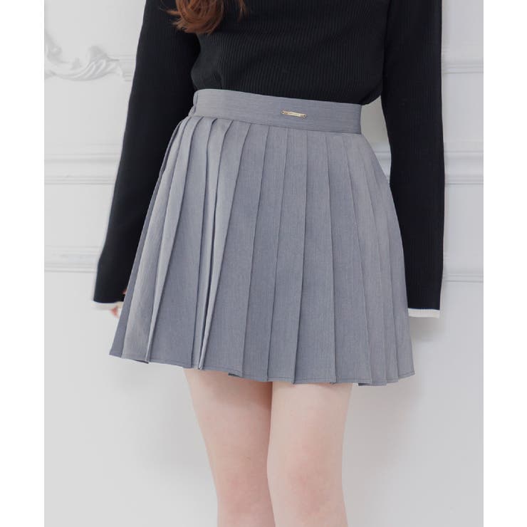 【セットアップ対応】細プリーツミニSK | RETRO GIRL | 詳細画像1 