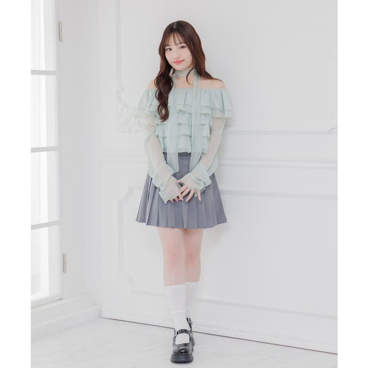 【セットアップ対応】細プリーツミニSK | RETRO GIRL | 詳細画像10 