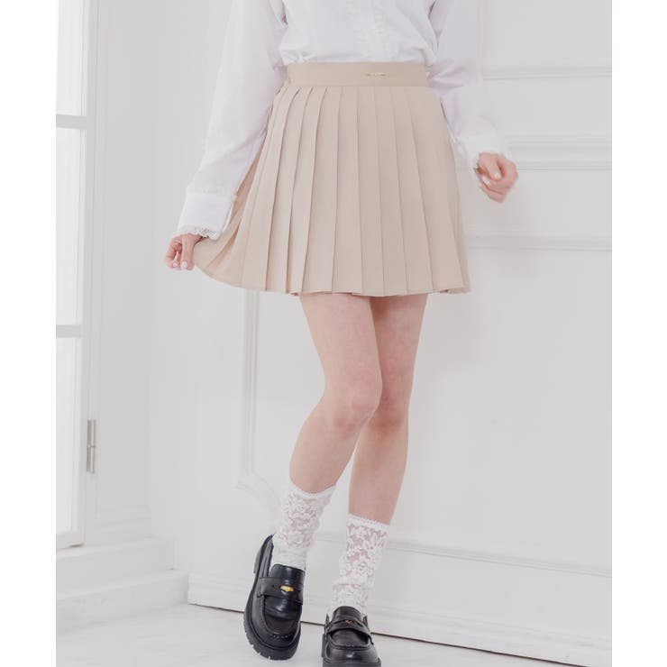 BRN0 | 【セットアップ対応】細プリーツミニSK | RETRO GIRL