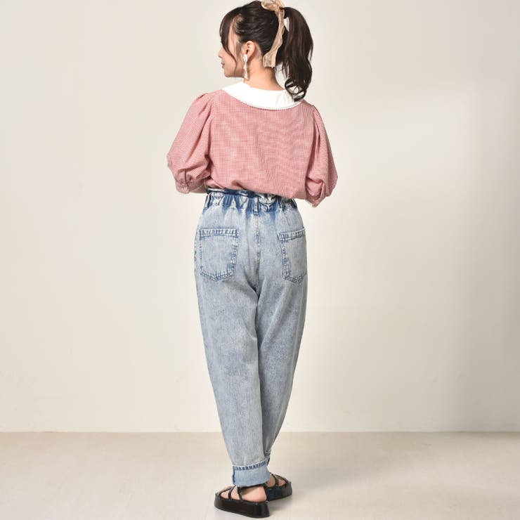 [ JEANS]  Girl デニムキャップ ★人気★ 天気が良くて暖かかった日☀️ フード付きのジップトップスと
