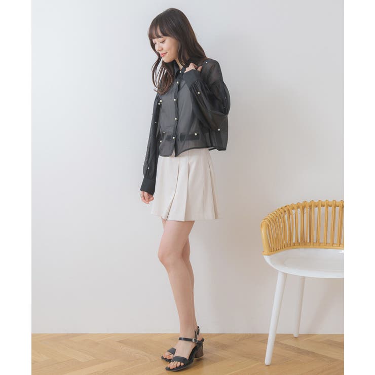 パールシアーショートSH[品番：RTGW0006890]｜RETRO GIRL（レトロ