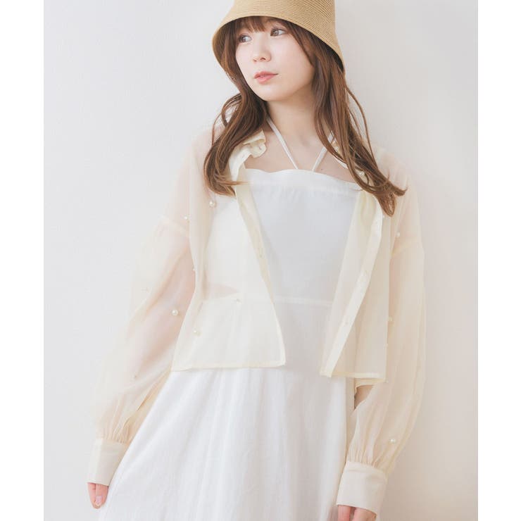 パールシアーショートSH[品番：RTGW0006890]｜RETRO GIRL（レトロ